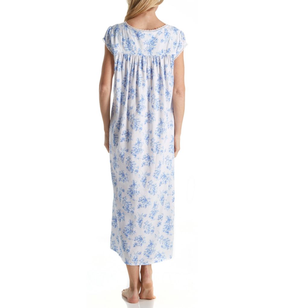 Blue Floral Jersey Ballet Nightgown