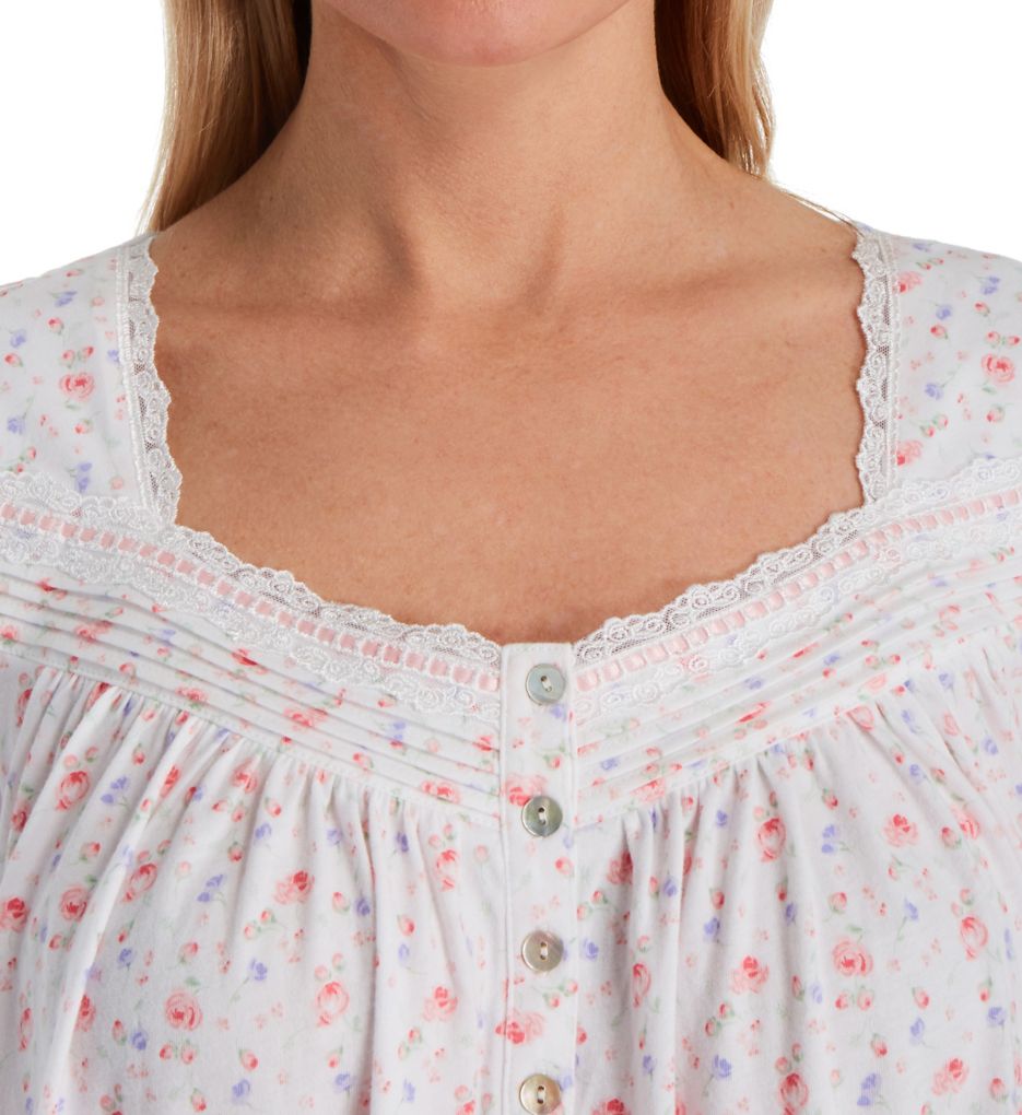 Cotton Jersey Short Sleeve Nightgown-cs1