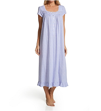 Eileen West 48 Inch Classic Cotton Cap Sleeve Nightgown 5425011