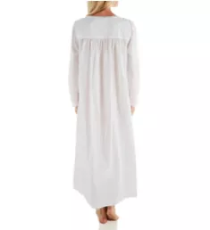 100% Cotton Long Sleeve Ballet Nightgown White S