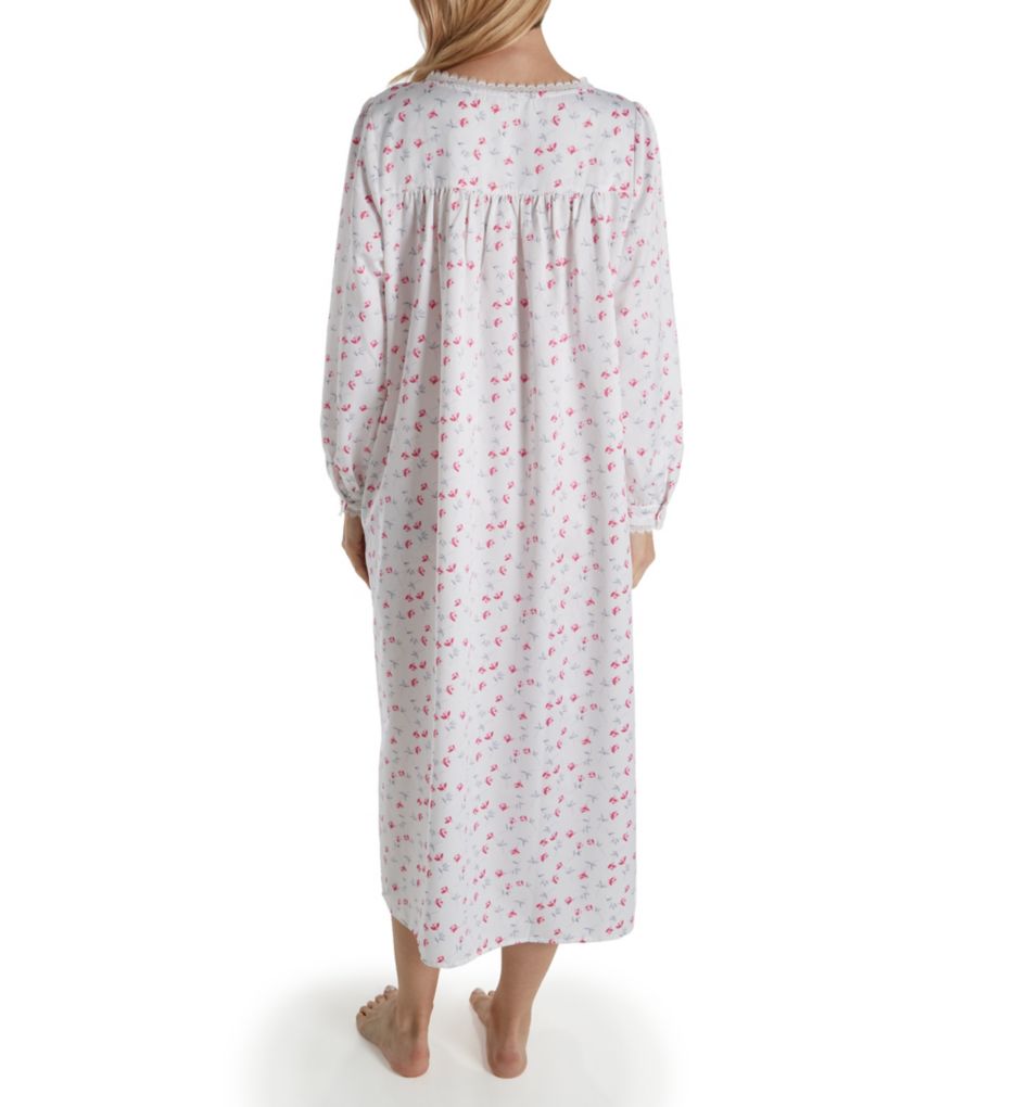 Brushed Back Satin Long Sleeve Ballet Nightgown