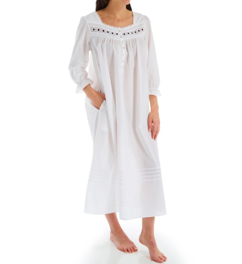 Eileen West Rosebud Cotton Lawn Ballet Long Sleeve Nightgown 5520031 ...