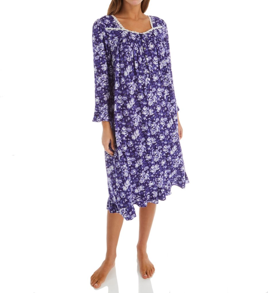 Modal Jersey Knit Waltz Nightgown-fs