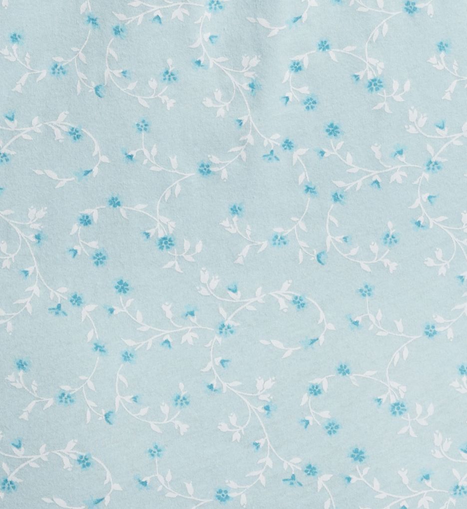 Eileen West 100% Cotton Jersey Knit 38 Cap Sleeve Short Gown 5625053 - Image 4