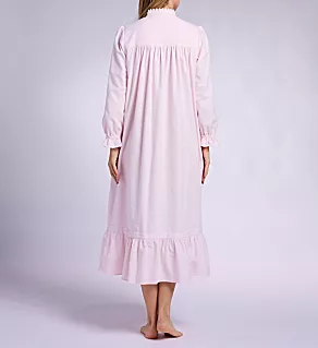 50 Long Sleeve Highneck Nightgown Light Antique Rose M