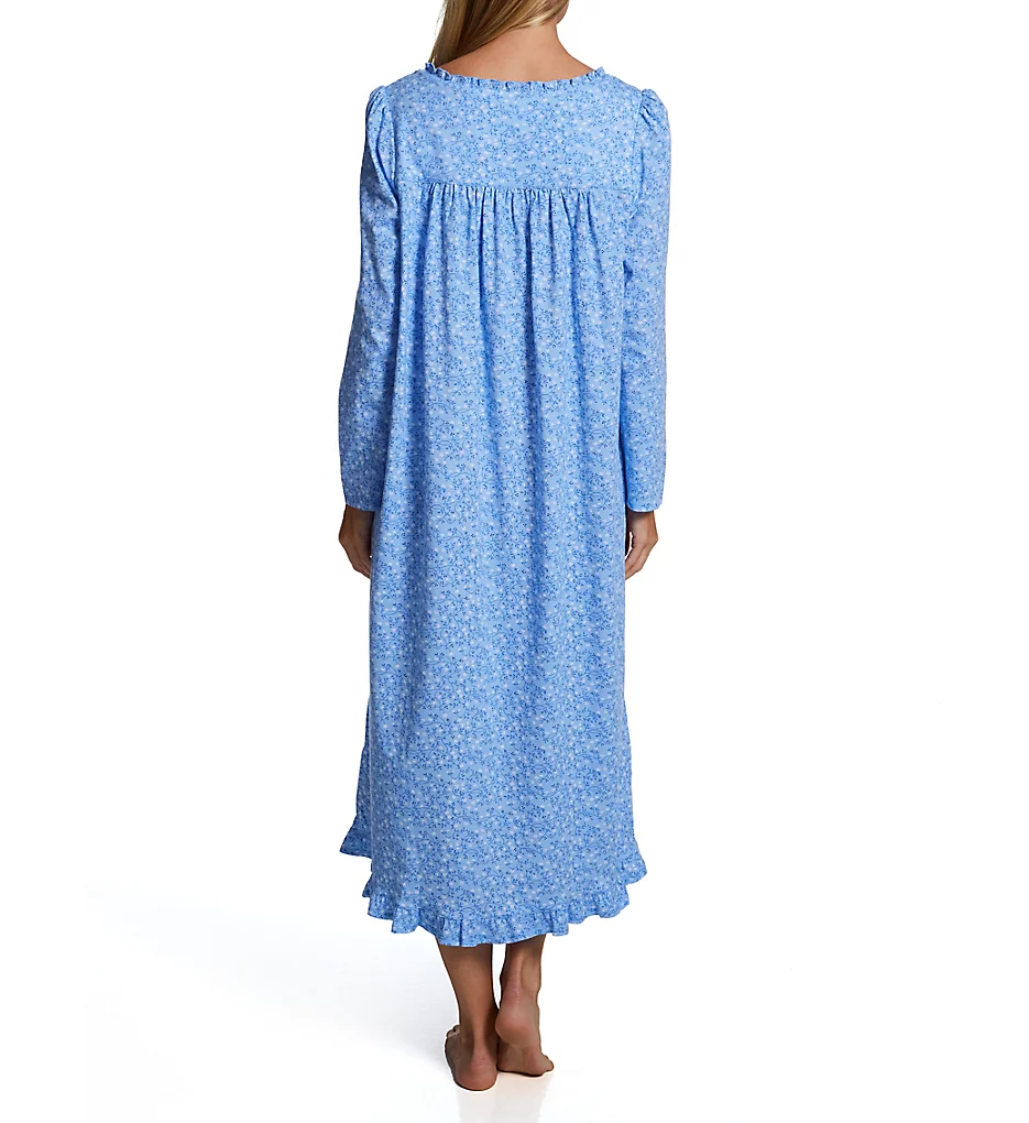 100% Cotton Jersey Knit Long Sleeve Long Nightgown