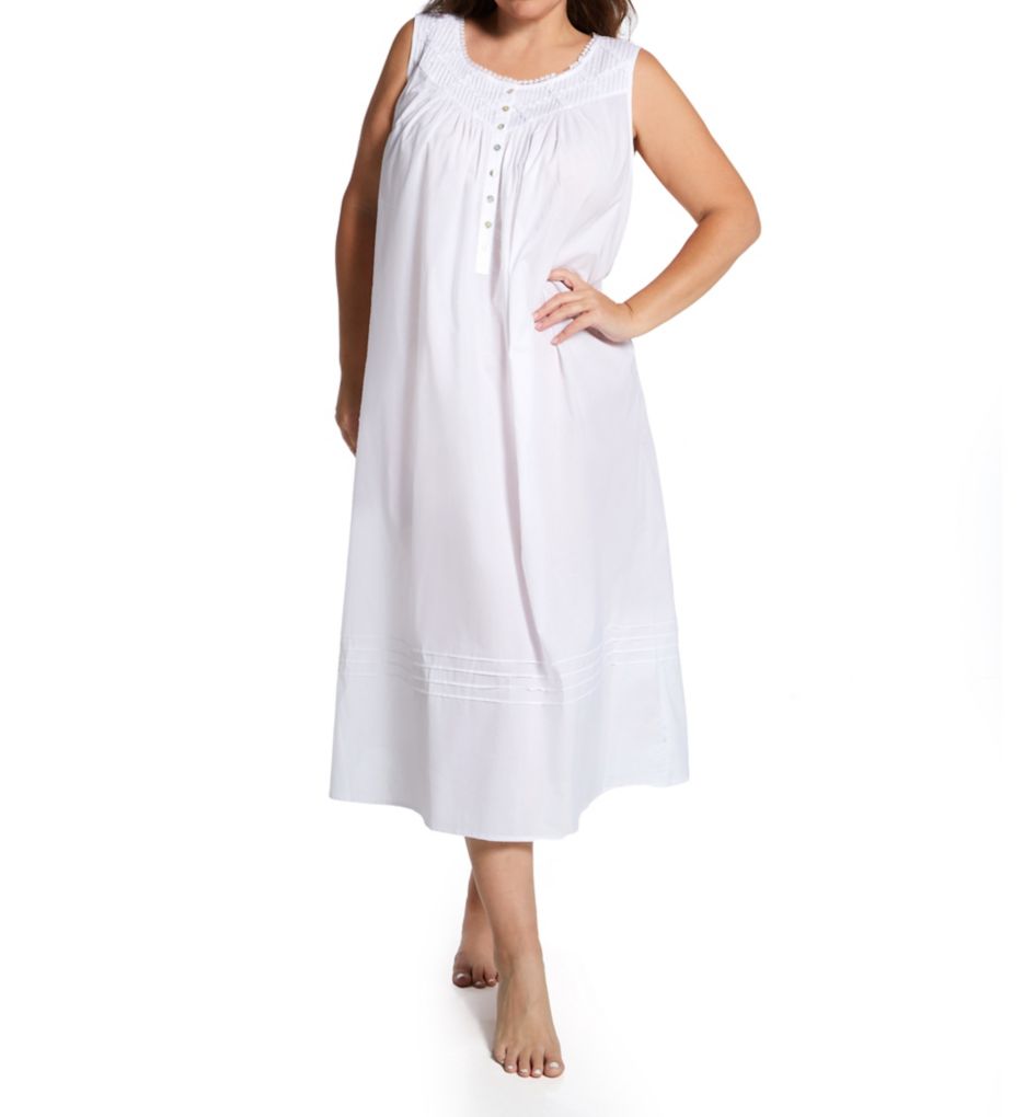 Plus Size Everyday S/L Long Ballet Nightgown-gs