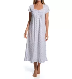 100% Cotton Jersey Knit 48 Short Sleeve Long Gown