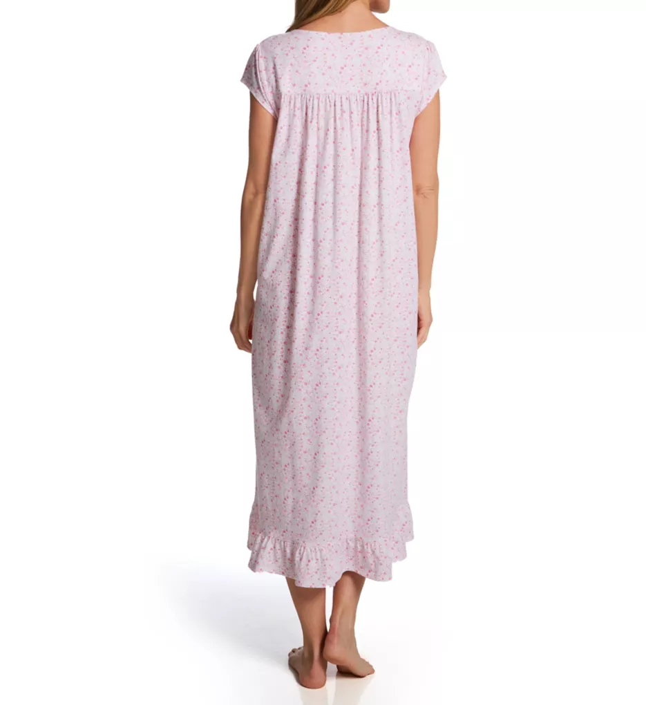 100% Cotton Jersey Knit Long Cap Sleeve Nightgown
