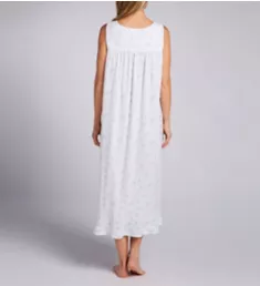 100% Cotton Jersey Knit Long Sleeveless Nightgown