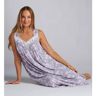 Cotton Modal Jersey Ballet Sleeveless Nightgown