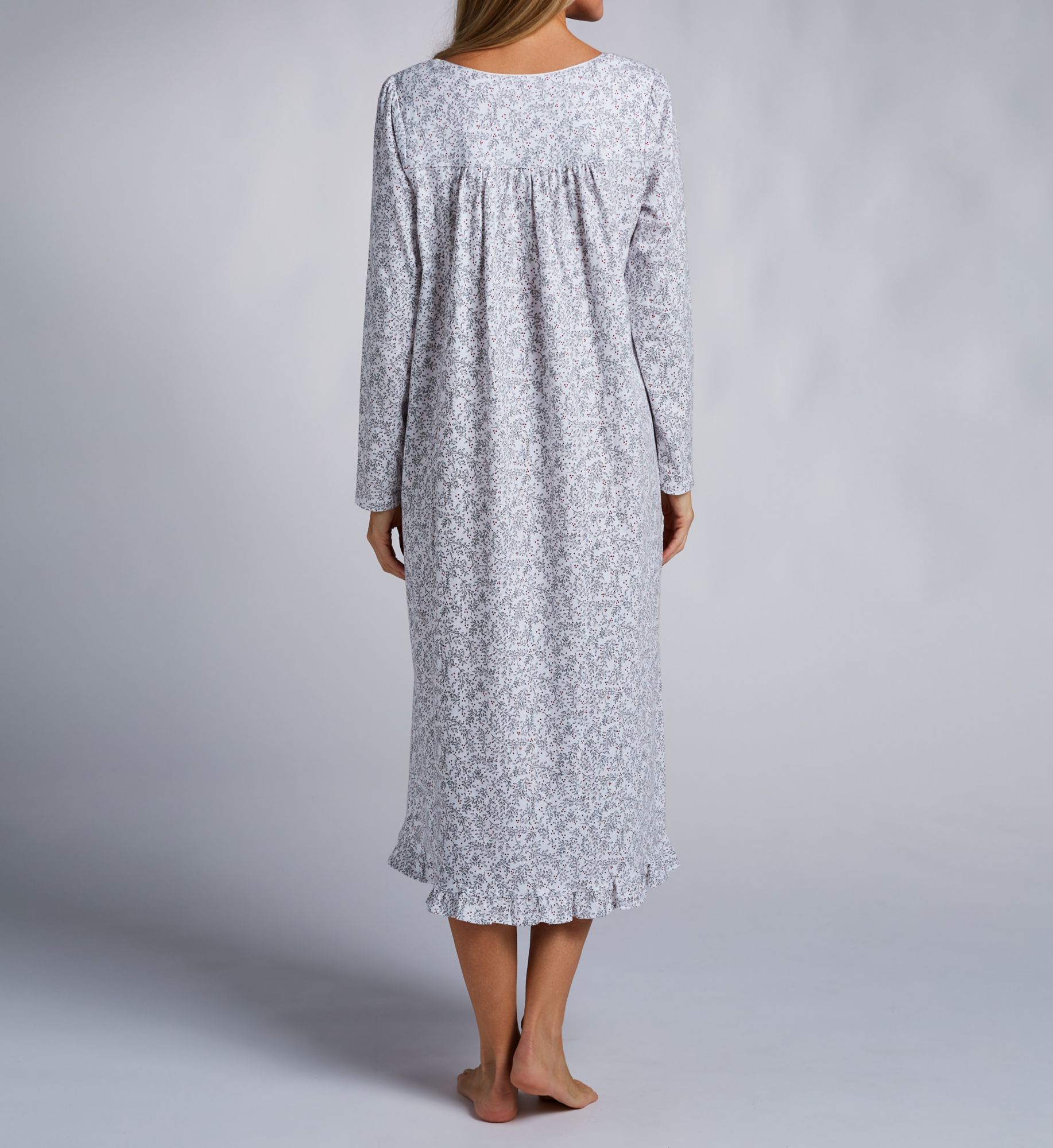 Eileen West 100% Cotton Peached Jersey 48 Long Nightgown E00048 - Image 2