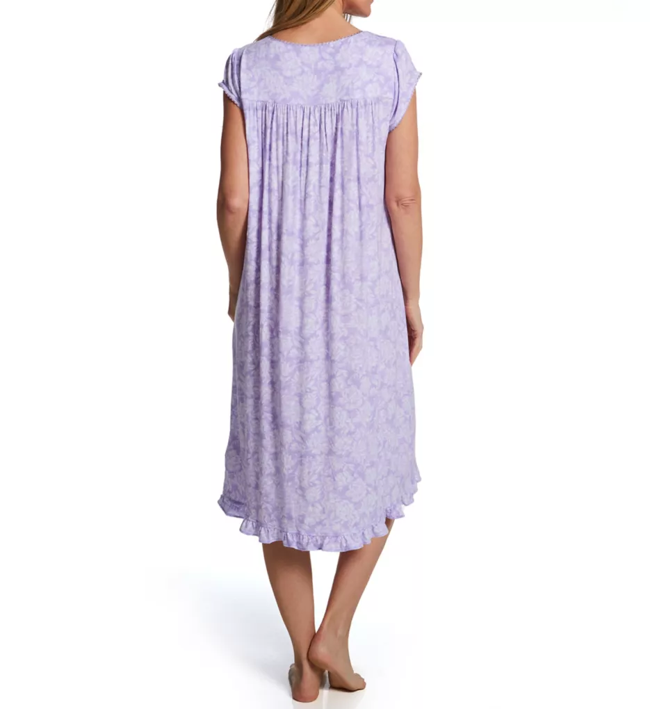 Tencel Modal Jersey 42 Short Sleeve Waltz Gown Floral Garden S
