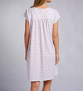 Plus Size 100% Cotton Jersey Knit 38 Short Gown