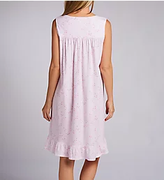 100% Cotton Jersey Knit Short Sleeveless Nightgown