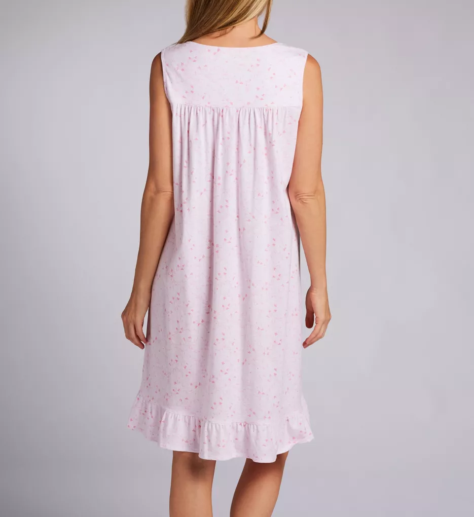 Eileen West Plus Size Cotton Jersey Knit Short Sleeveless Gown E20023X - Image 2