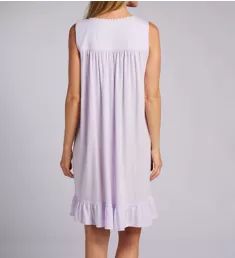 Cotton Modal Jersey Knit Short Sleeveless Chemise Ice Lilac S