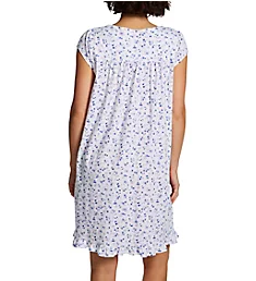 Cotton Jersey Knit Nightgown Wild Flower S