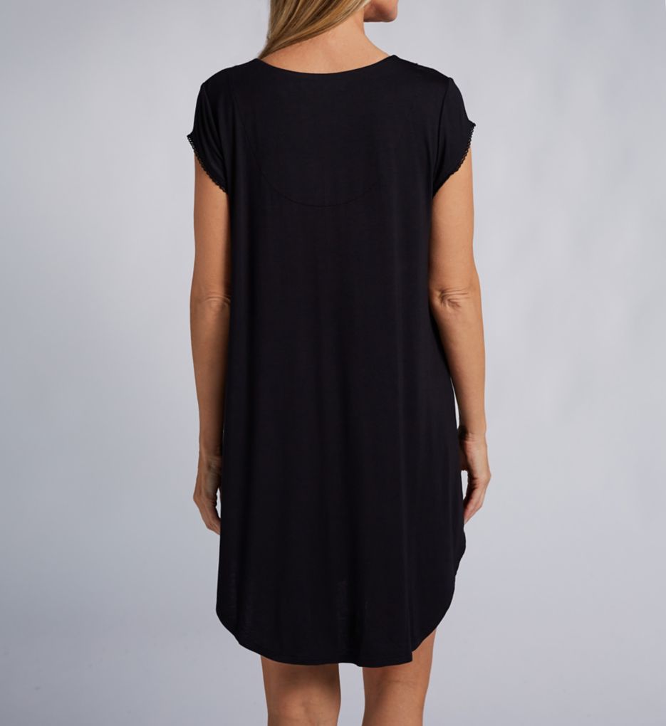 Eileen West Tencel Modal Jersey 36 New Cap Sleeve Nightshirt E30056 - Image 2
