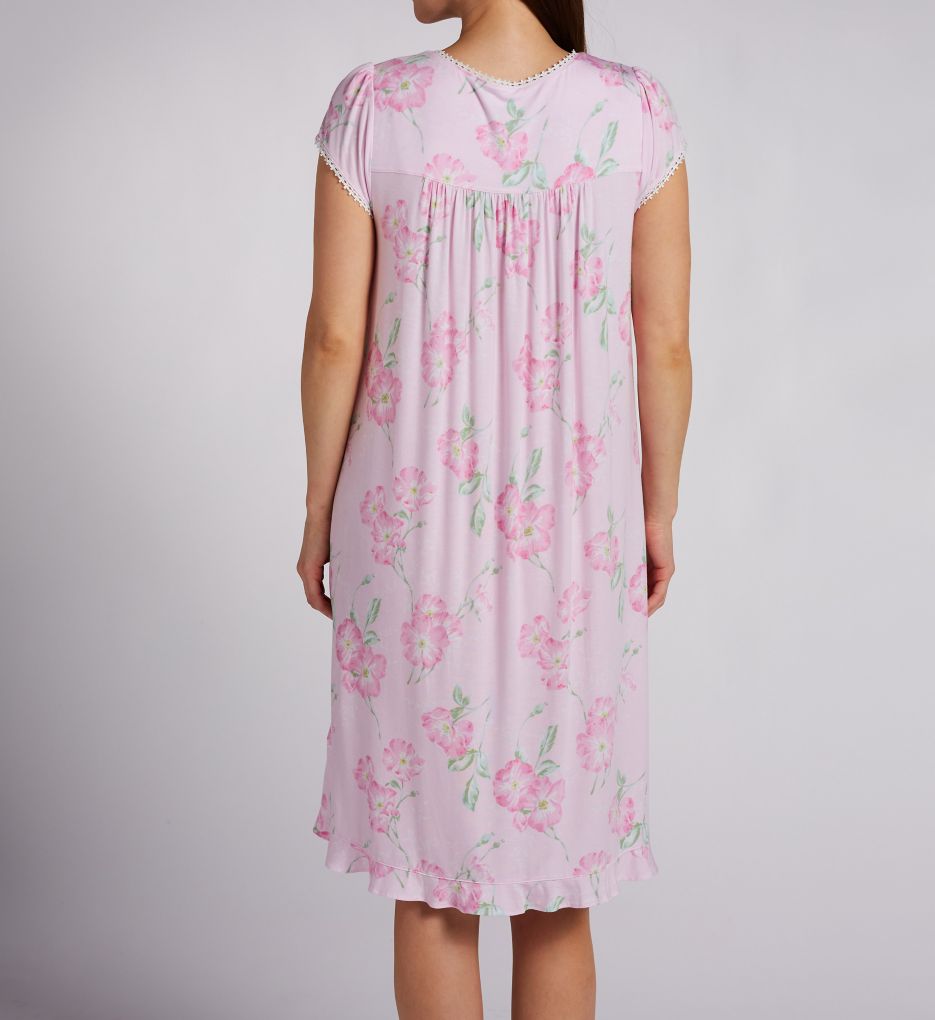 Eileen West Tencel Modal Jersey 42 Waltz Cap Sleeve Nightgown E30077 - Image 2