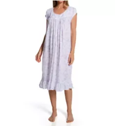 Cotton Modal Jersey Knit Waltz Nightgown Bouquet Garden S