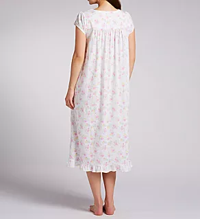 100% Cotton Jersey 48 Long Cap Sleeve Nightgown