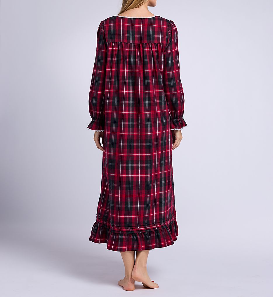 Eileen West Women's Flannel Ballet Nightgown - Red - Nightwear