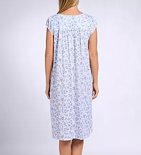 Cotton Modal 42 Cap Sleeve Nightgown Heritage Rose S