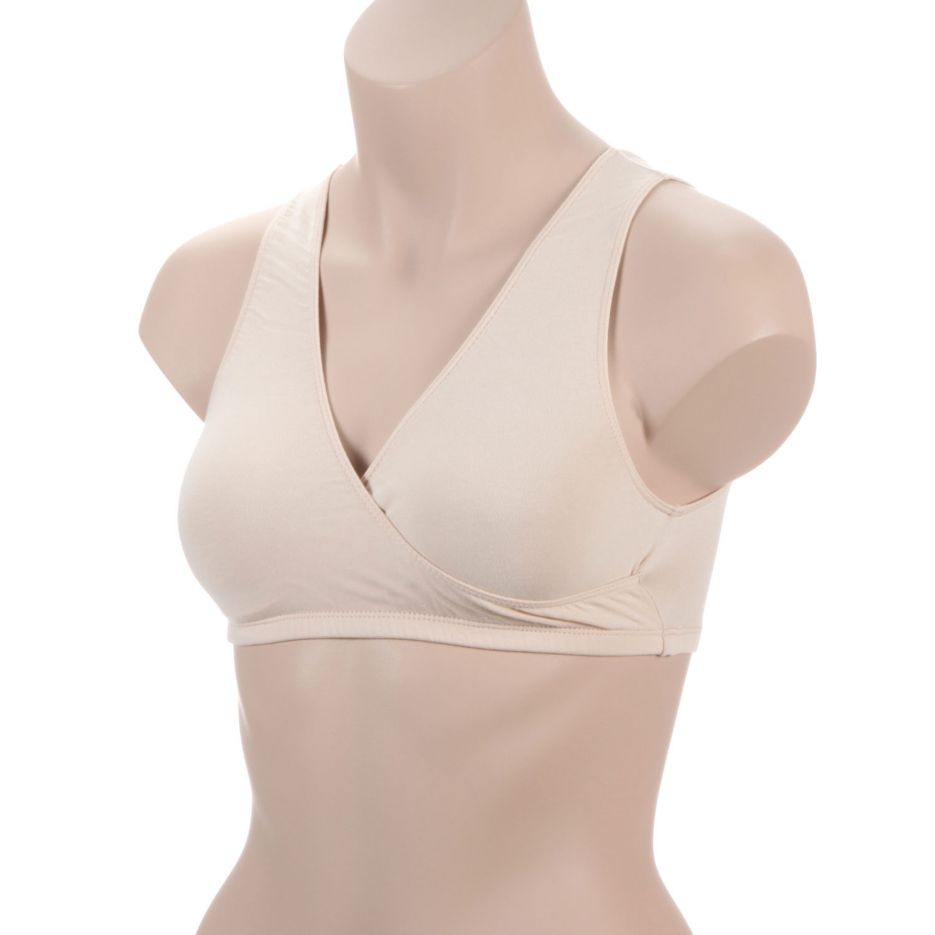 The Essentials Cotton Crossover Cami Bra