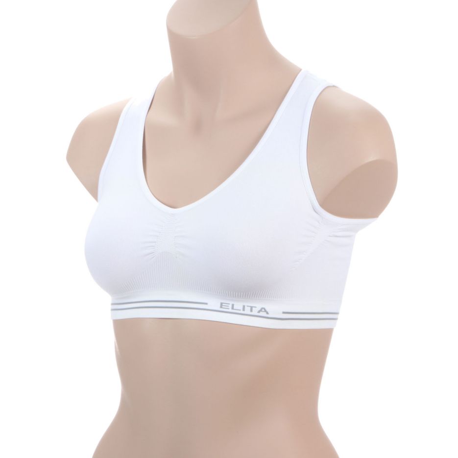 Signature Seamless Molded Crop Top Bra