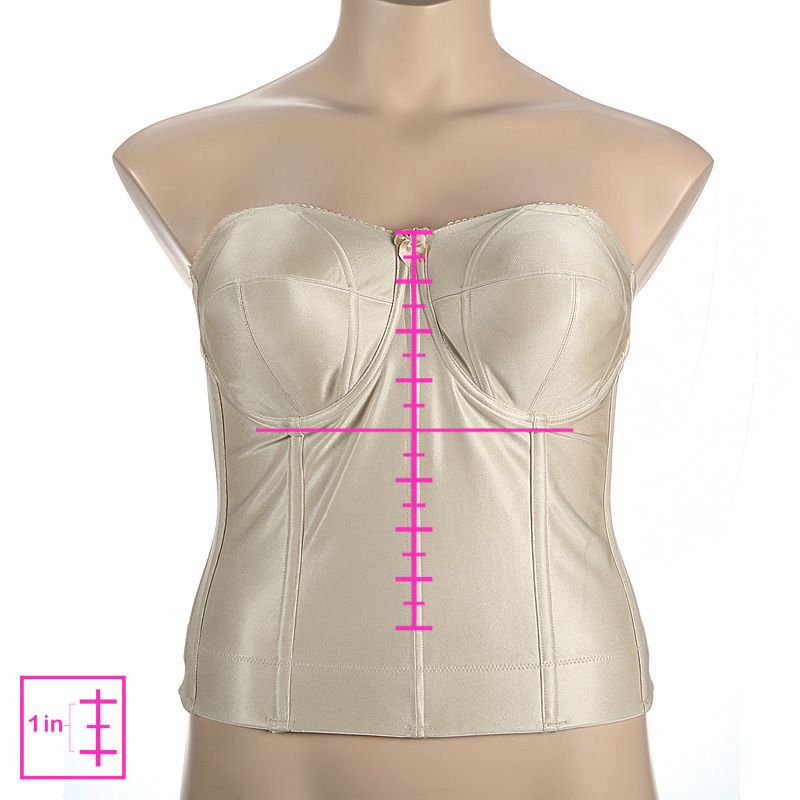 ELILA SMOOTH BUSTIER LONGLINE 6421