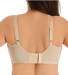 Embroidered Microfiber Wireless Soft-cup Bra Nude 42B