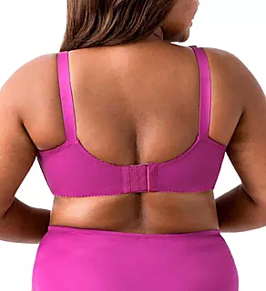 Lace Wireless Soft-cup Bra Fuchsia 36D