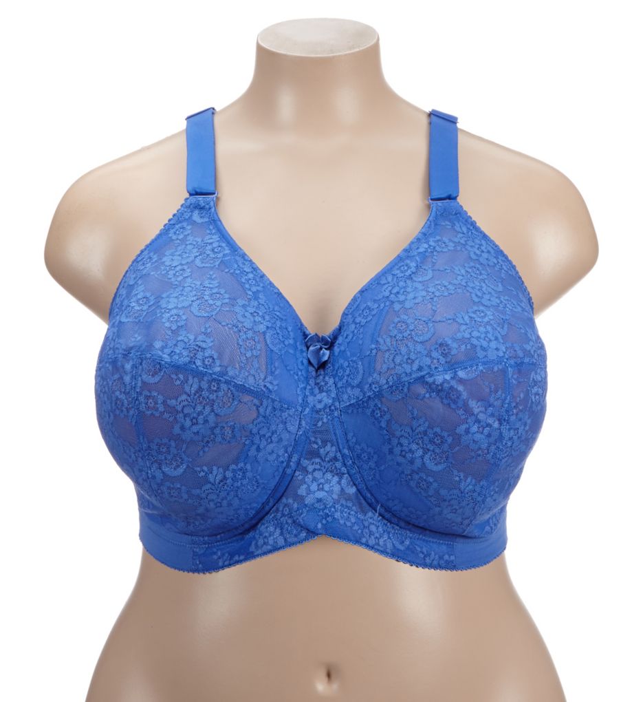 Elila Lace Wireless Soft-cup Bra Cobalt Blue 42F  - Image 1