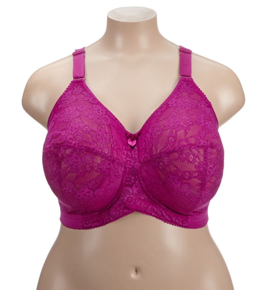 Elila Lace Wireless Soft-cup Bra Fuchsia 48C  - Image 1