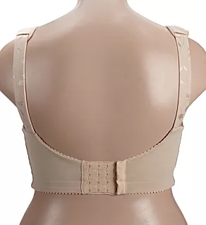 Jacquard Wireless Softcup Bra with Cushion Straps Nude 36H