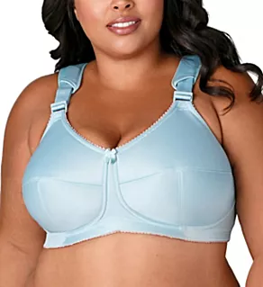 Full Coverage Wireless Soft Cup Bra Aqua Sky 34F