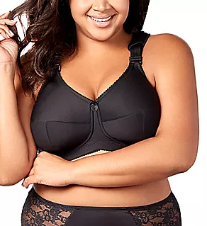 Full Coverage Wireless Soft Cup Bra Black 36F