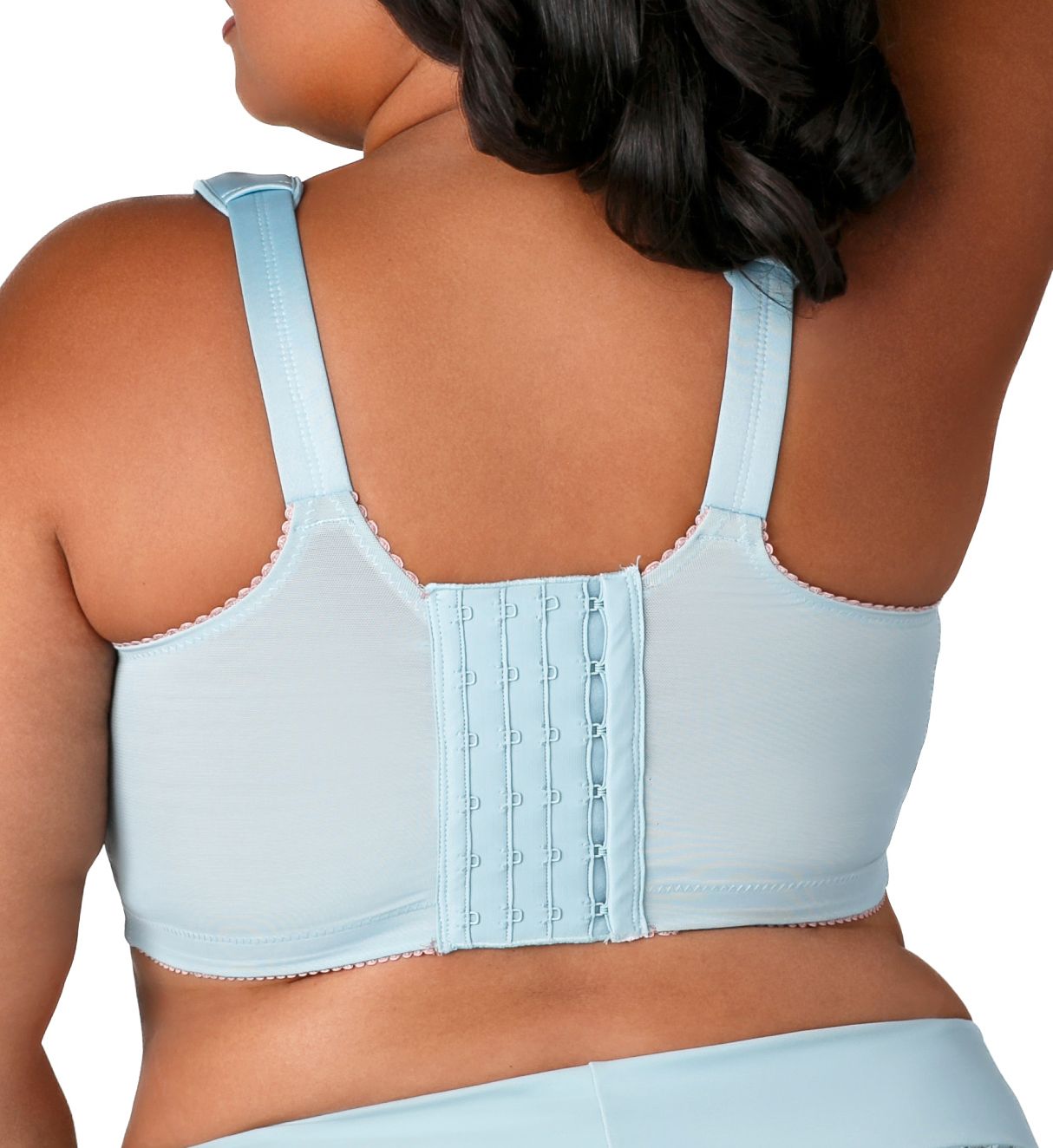 Elila Full Coverage Wireless Soft Cup Bra Aqua Sky 36L  - Image 2