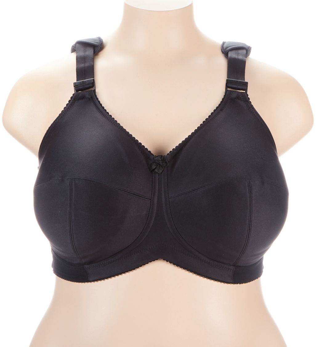 Elila Full Coverage Wireless Soft Cup Bra Black 36K  - Image 1