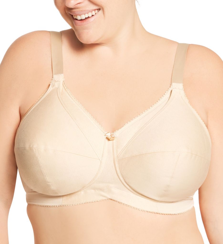 Elila Cotton Cup Wire-Free Nursing Bra - Black - Curvy