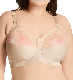 Swiss Embroidery Wireless Softcup Bra