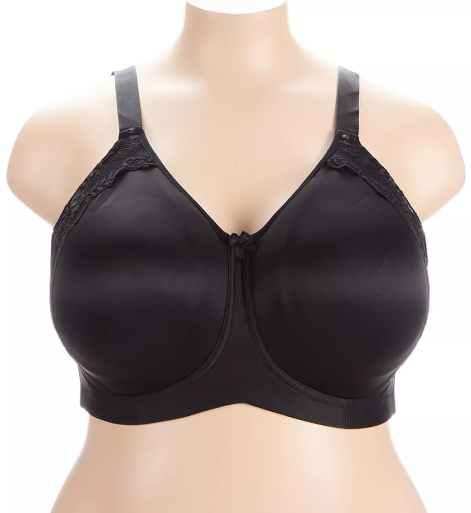 Elila Microfiber & Lace Molded Softcup Wireless Bra 1903 - Image 1