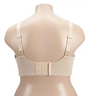 Embroidered Microfiber Underwire Bra Nude 36D