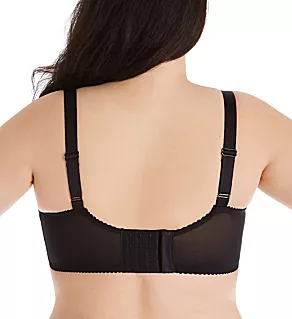Tulip Embroidered Underwire Bra Black Lace Nude 42E