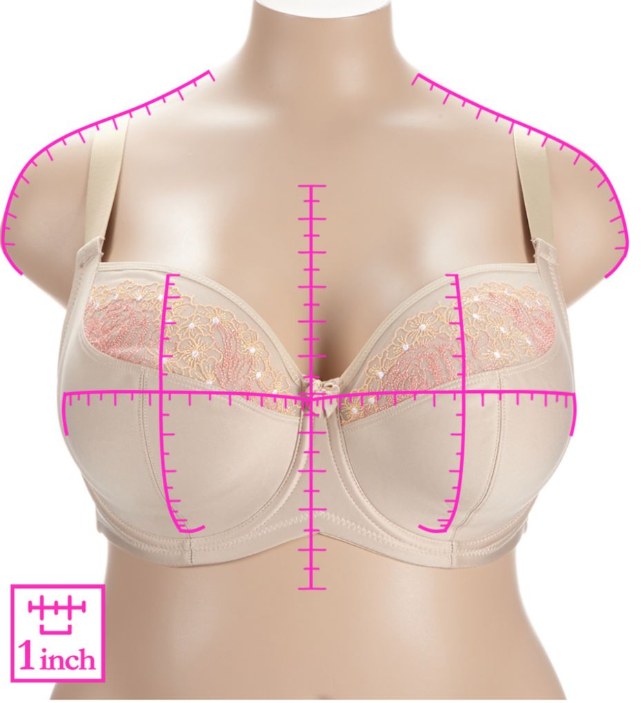 Elila Swiss Embroidery Balcony Underwire Bra 2918 - Image 3