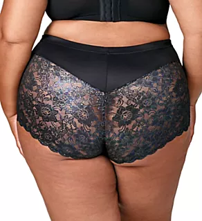 Cheeky Stretch Lace Panties Mermaid 3X