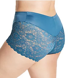 Cheeky Stretch Lace Panties Teal M
