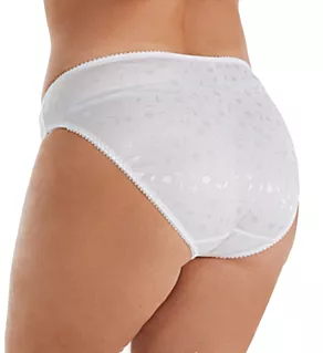Jacquard Panty White 2X