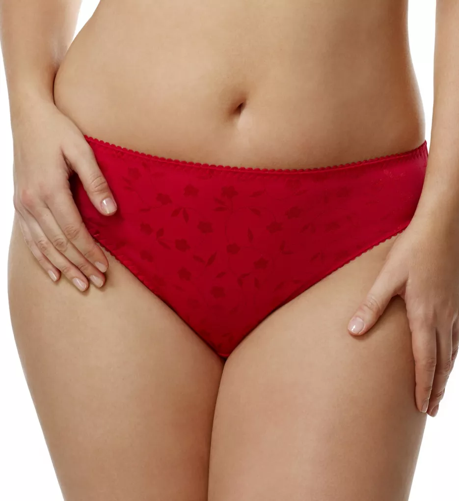 Elila Jacquard Softcup Bra in Red - Busted Bra Shop
